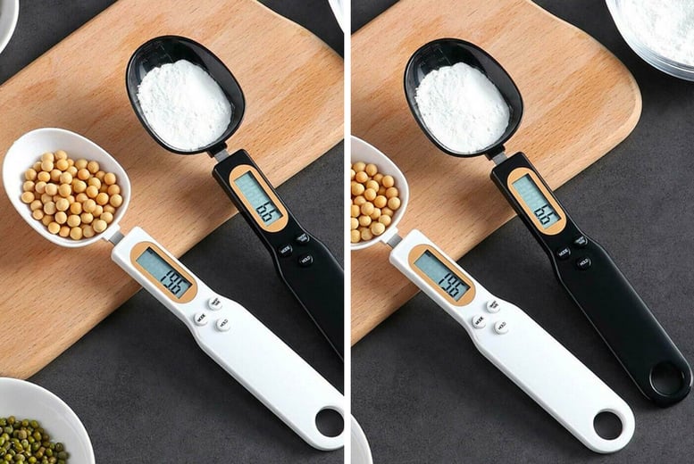 Digital weighing clearance spoon