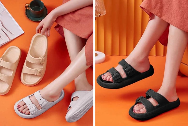 Soft hot sale sliders womens