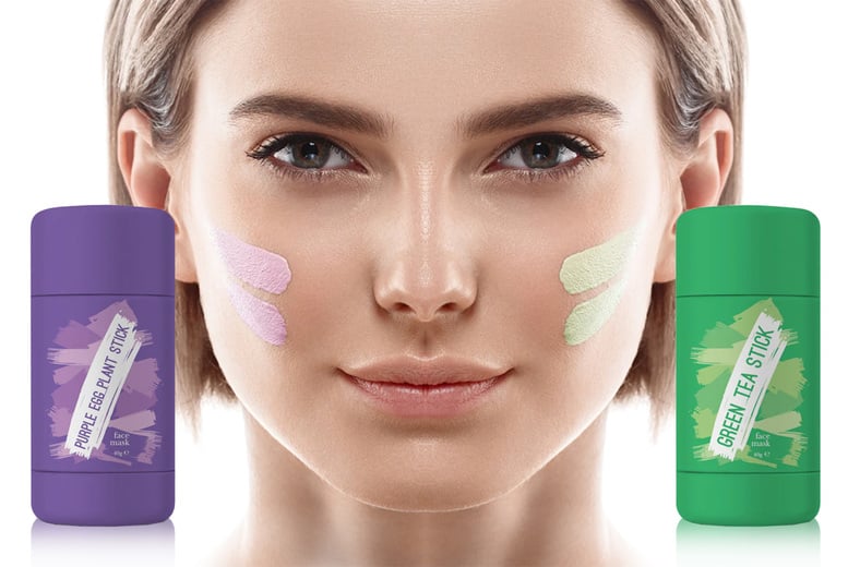 Glamza-Green-Tea-Mask-&-Egg-Plant-Stick---Beauty-Skin-Mask-1