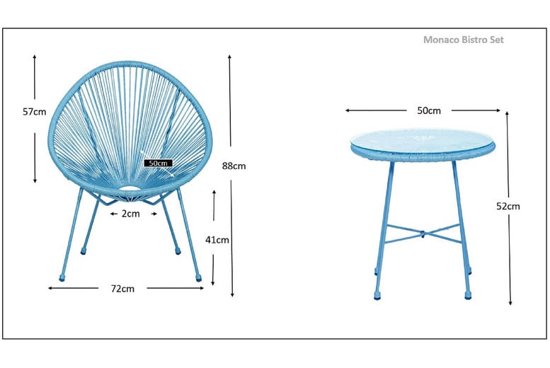 Monaco egg best sale chair set