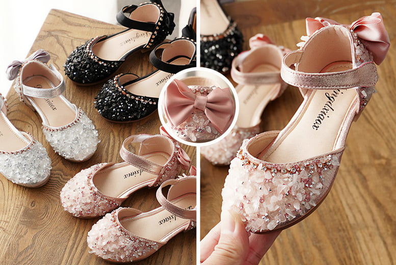 Pink sparkly sale shoes uk