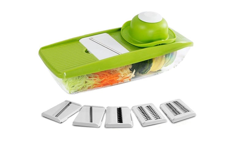 9 in 1 Mandolin Vegetable Food Slicer Julienne and Container