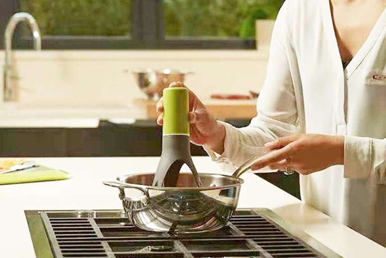 This automatic pot stirrer will help you multitask in the kitchen