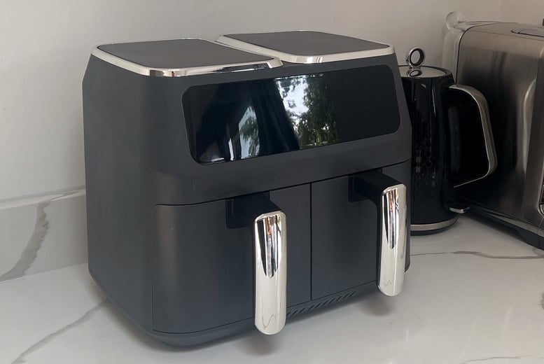 9L XL Capacity Dual Air Fryer Offer - LivingSocial