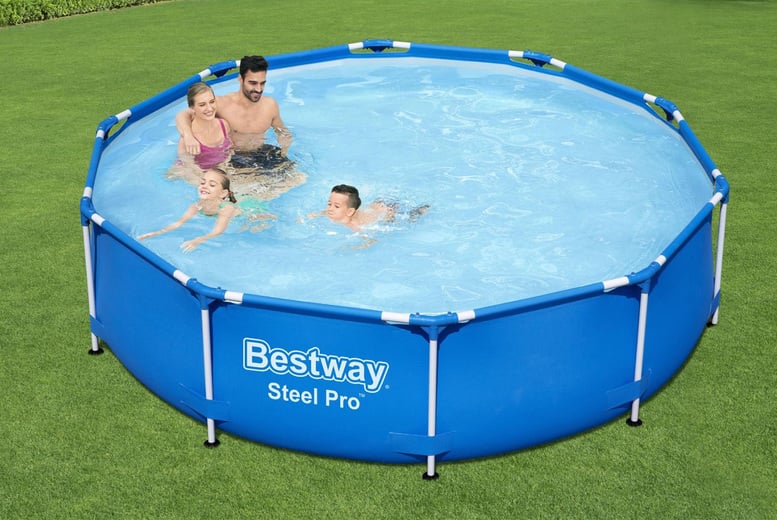 Bestway 10ft Steel Pro Pool Deal - Wowcher