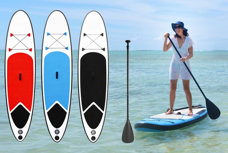 Paddle Board T-Sport Inflatable SUP Stand Up Paddleboard Set Red Blue Black  UK