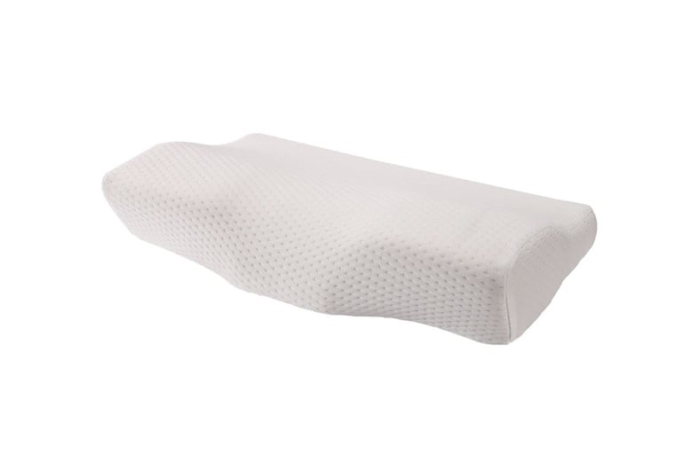 Orthopaedic Contour Memory Foam Leg Pillow - Grey Deal - Wowcher