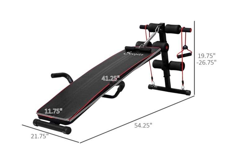 Sit up bench discount dimensions