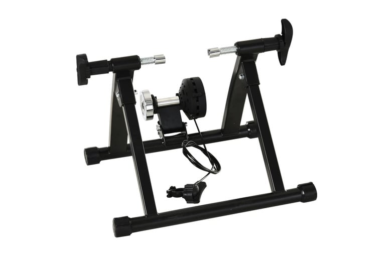 HOMCOM Indoor Bike Trainer Workout Stand Black Wowcher