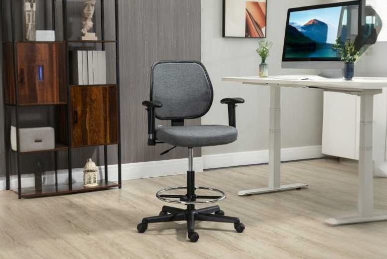 Grey deals drafting chair