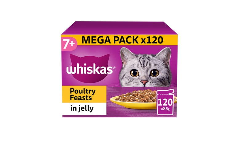 Whiskas clearance 120 pouches