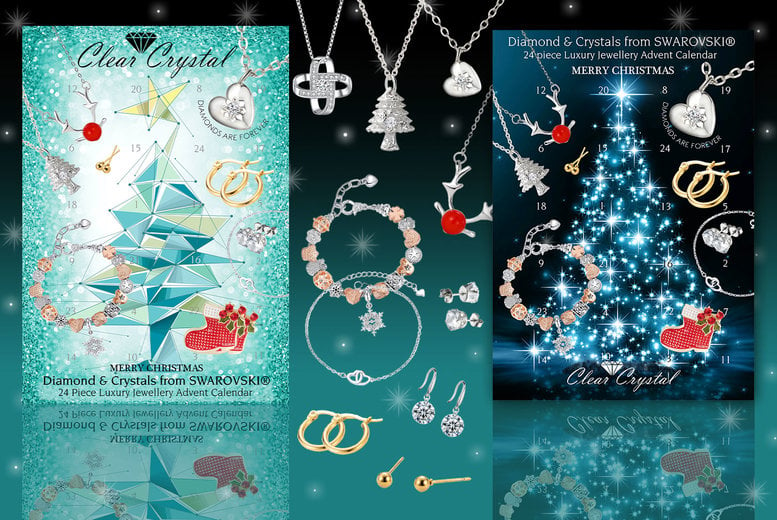 24Day Crystal Jewellery Advent Calendar Offer Wowcher