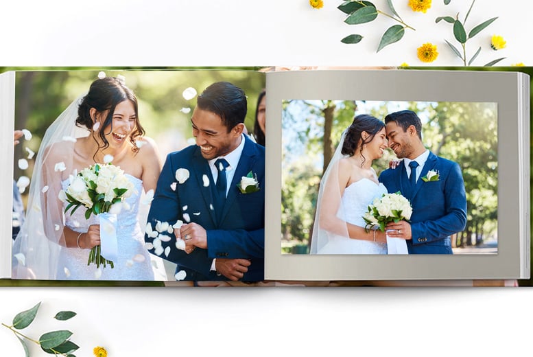 Leather Personalised Photobook Deal - Wowcher