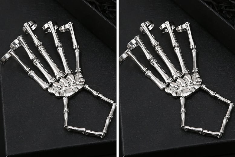 Skeleton hand sale with ring