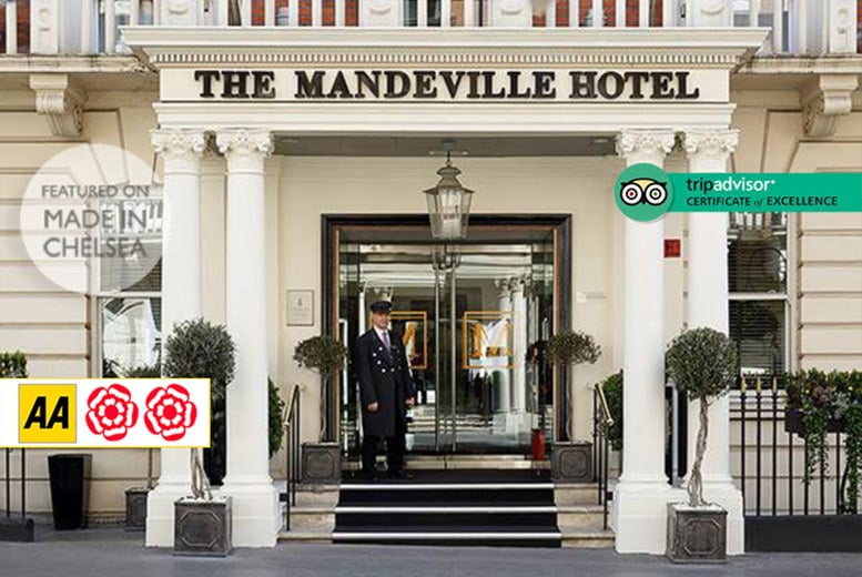 3 Course Dining & Bottle of Wine for 2 - 4* The Mandeville Hotel