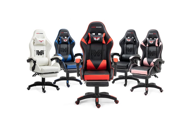 Ergonomic Premium Computer Gaming Office Chair - RGB Option!