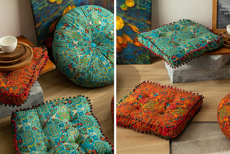 Indian floor cushion discount seating