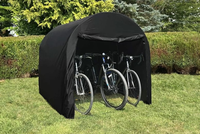 Bicycle storage clearance tent