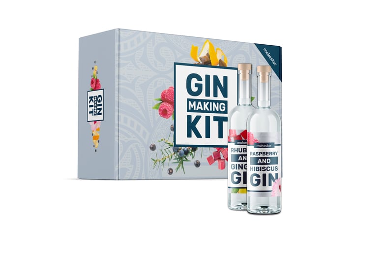 DO YOUR GIN Gin Diy Gift Kit Gift for Men and Women Anniversary, Retirement  & Birthday Gift Gift for Him, Her Gin Making Kit 