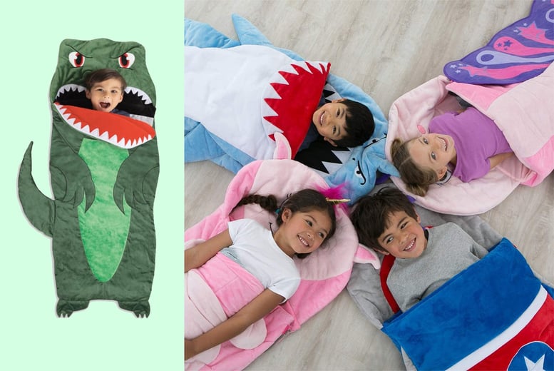 Cute Animal Shaped Kids Sleeping Bag Offer - LivingSocial