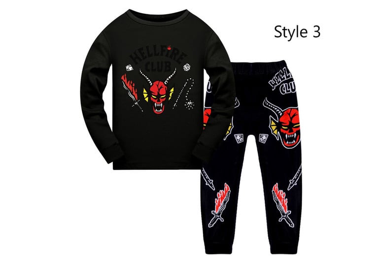 Kids Stranger Things Inspired Pyjama Set Offer LivingSocial