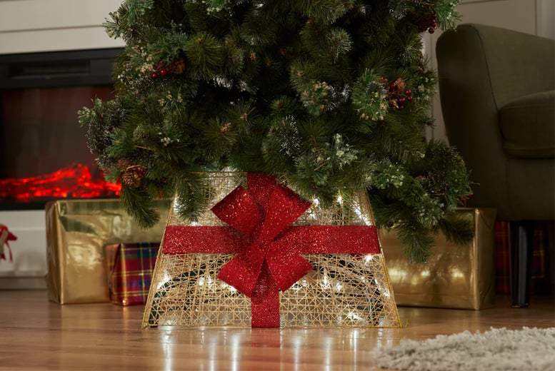 Brown Christmas Tree Ribbon