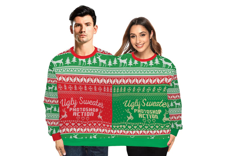 Christmas jumper outlet couples