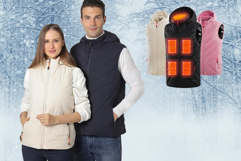 heated hooded gilet