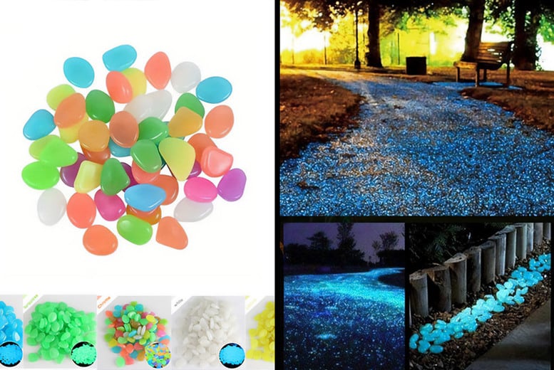 Resin Glow in the Dark Stone Pebbles Deal - Wowcher