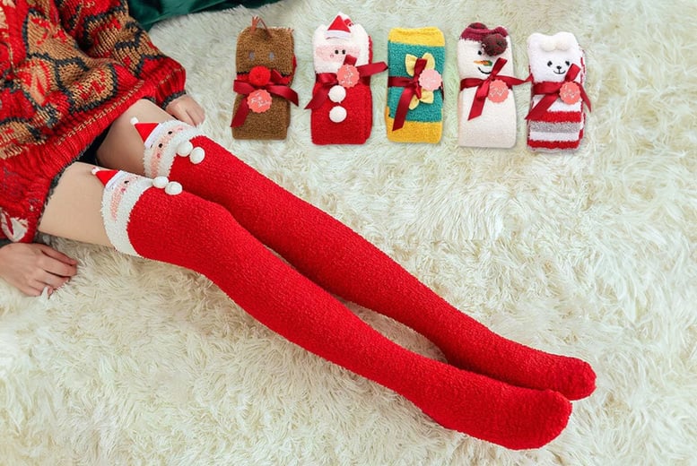 Over the knee bed socks sale