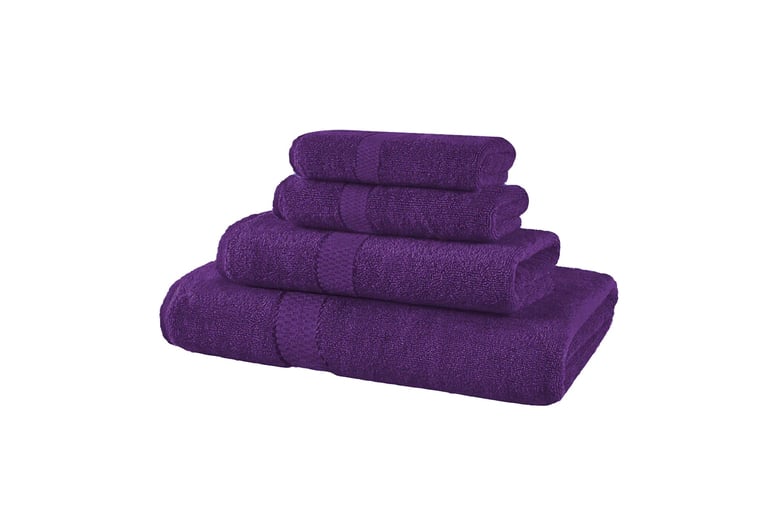 Purple towel online bale