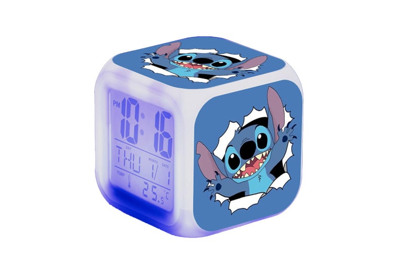 Lilo & Stitch Inspired LED Alarm Clock Deal - Wowcher