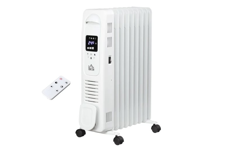 Portable Oil Radiator Heater with Timer