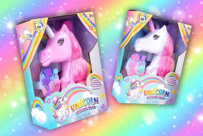 Unicorn hair styling online head