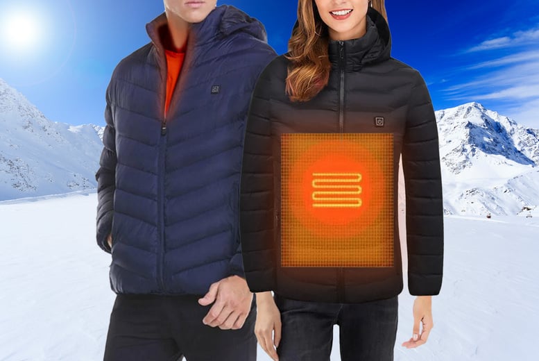 Heated Electric Winter Coat Offer - Wowcher