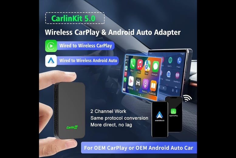 Wireless CarPlay Adapter Deal - Wowcher