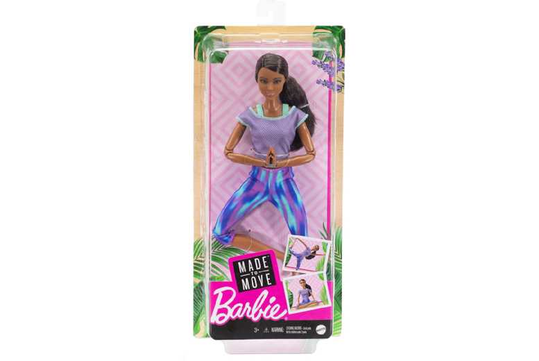  Barbie Made to Move Doll with 22 Joints, Dark Hair