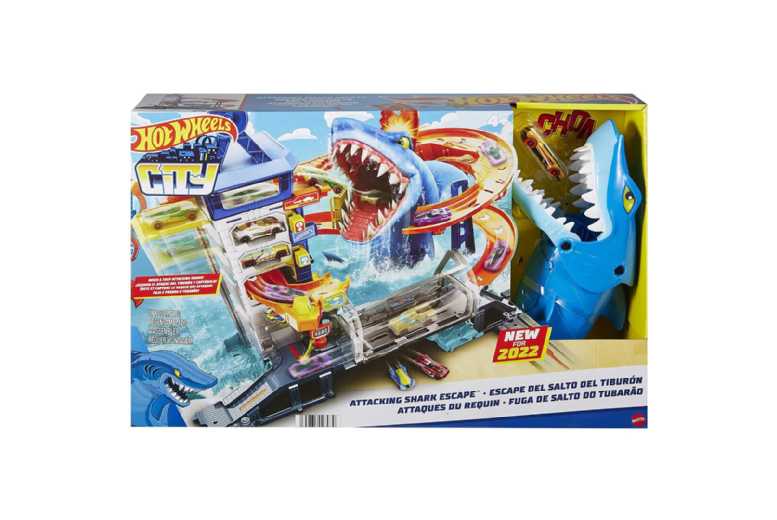 Hot Wheels City Shark Escape Playset w/ 1 Car - Wowcher