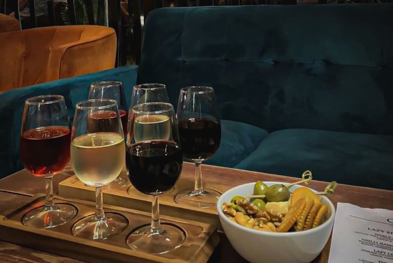 Wine Flight For Two At The Lazy Lounge - Leeds