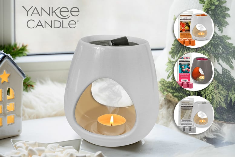 Yankee Candle Wax Melt Warmer Gift Set Ceramic Wax Melt Burner