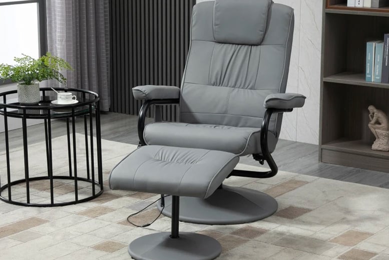 Reclining armchair with online ottoman