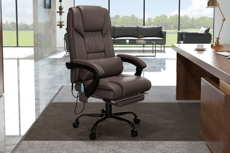 Office chair deals recliner with footrest