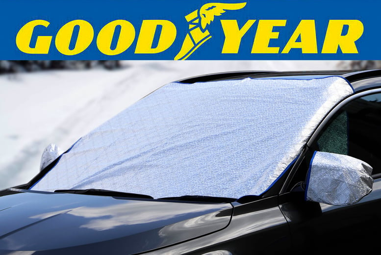 Goodyear Quilted Car Windshield Mirror Cover Deal - Wowcher