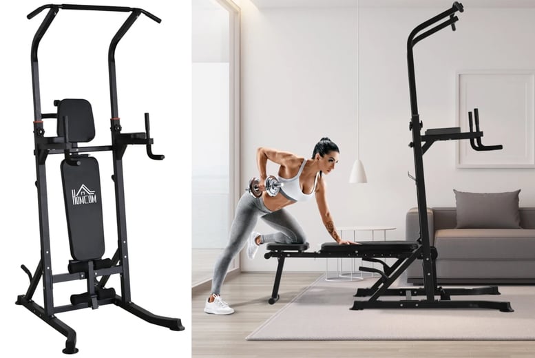 Multi functional Adjustable Foldable Gym Dip Stand Offer