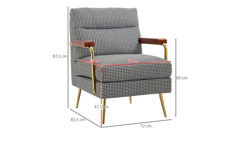 Modern-Accent-Chair-Linen-Fabric-Armchair-7