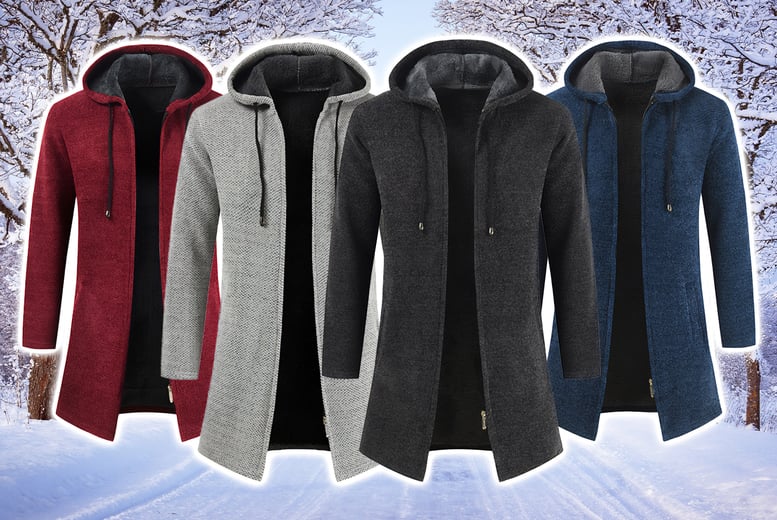 Mens on sale cardigan hoodie