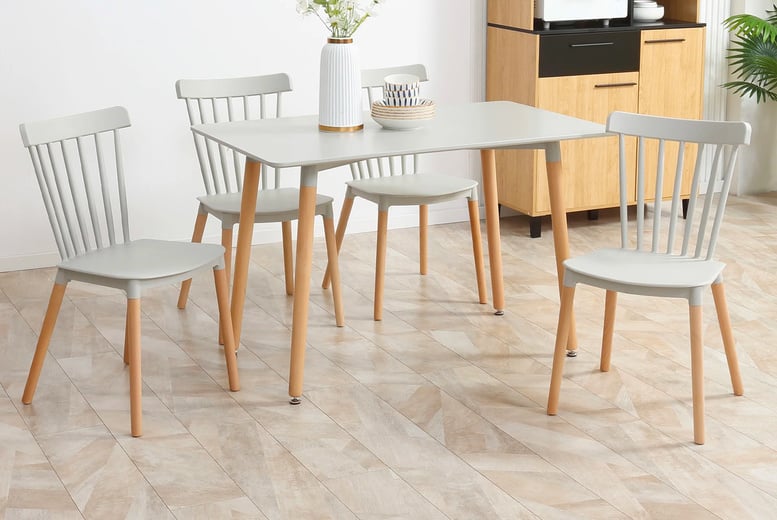 5 Piece Dining Table Set Deal Wowcher