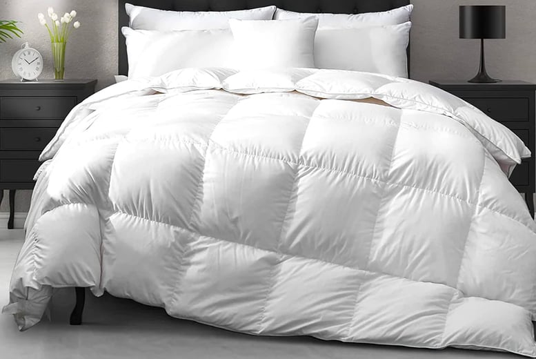 Goose Feather Down Duvet Quilt Offer LivingSocial