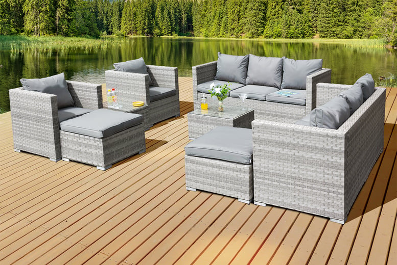 Rattan furniture set wowcher hot sale