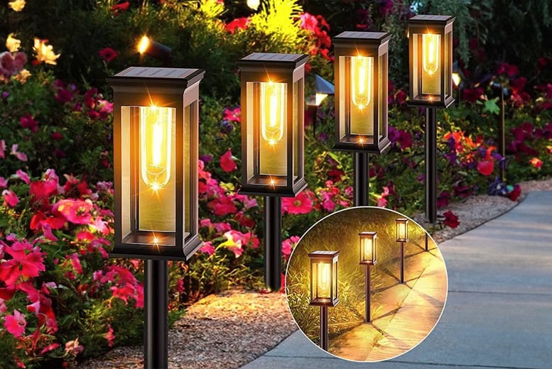 Outdoor Pathway Solar Lights Deal - Wowcher